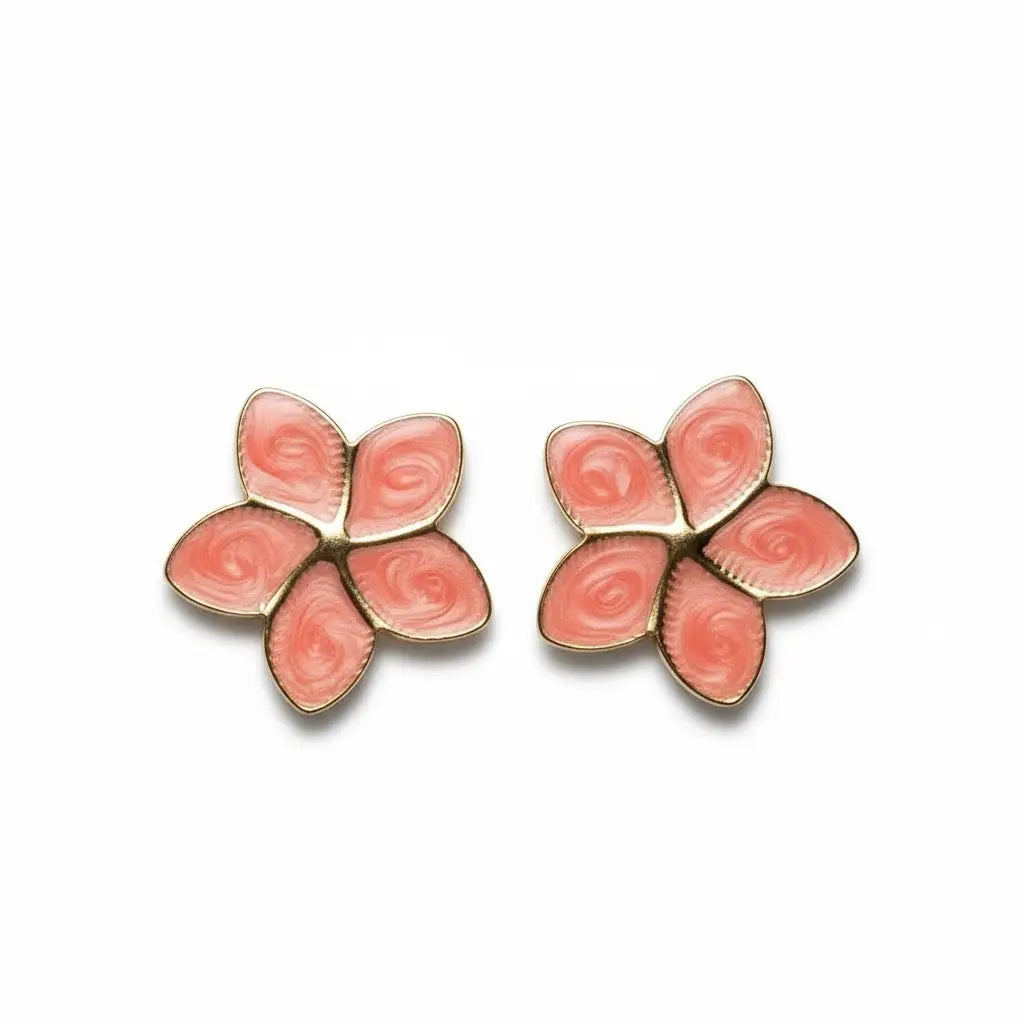 Flower Stud Earrings – 3 Colors