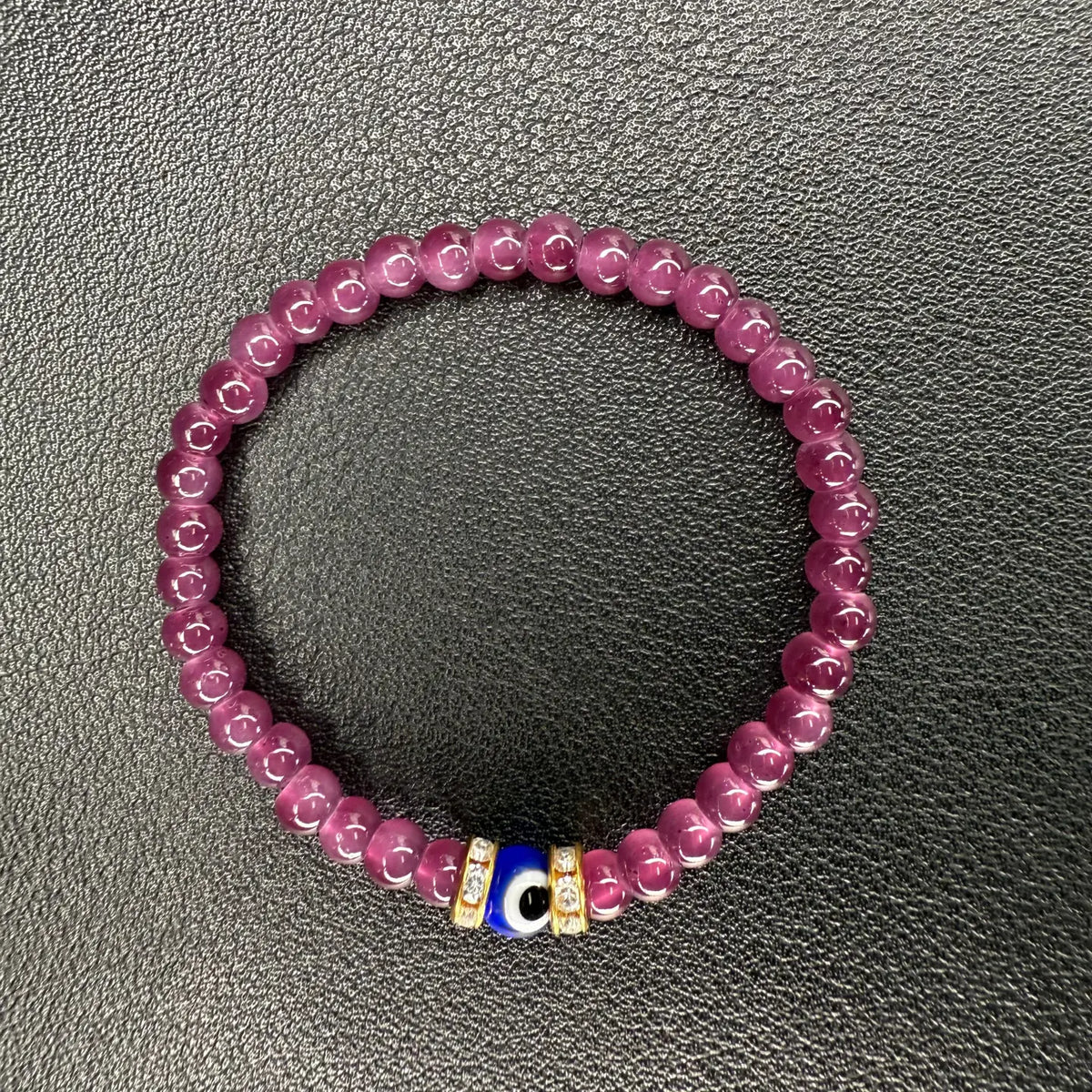 Kids Evil Eye Stretch Bracelets - Assorted Color Mix | Set of 10