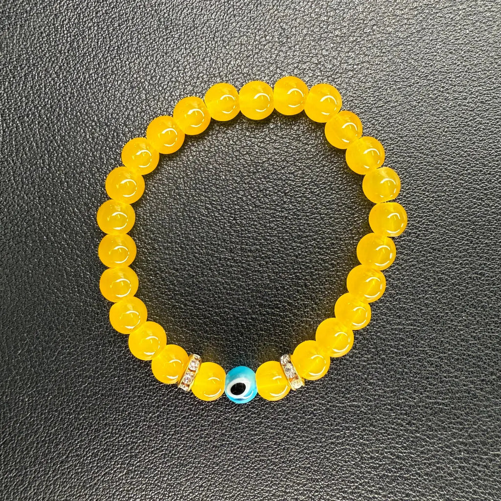 Kids Evil Eye Stretch Bracelets - Assorted Color Mix | Set of 10