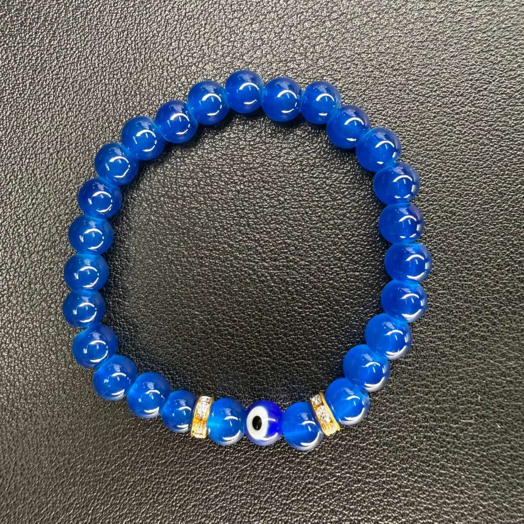 Kids Evil Eye Stretch Bracelets - Assorted Color Mix | Set of 10