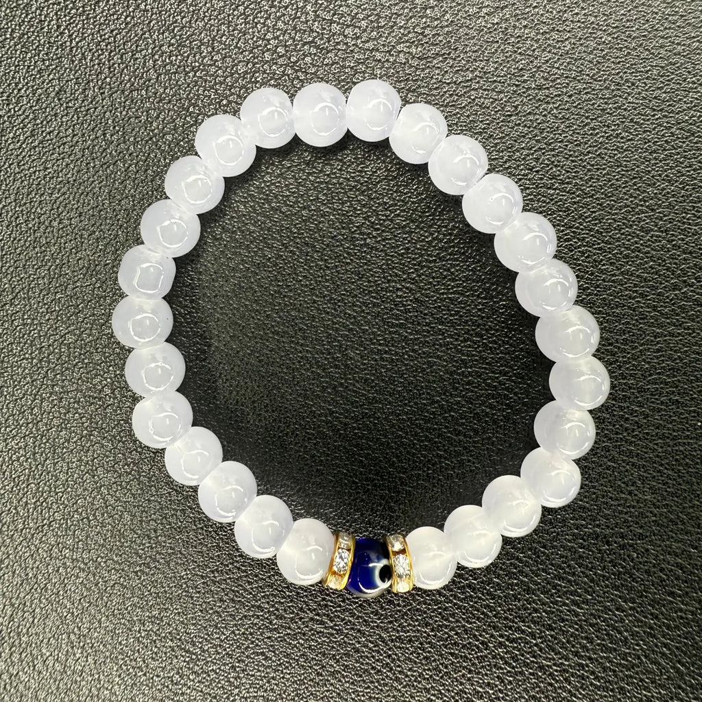 Kids Evil Eye Stretch Bracelets - Assorted Color Mix | Set of 10