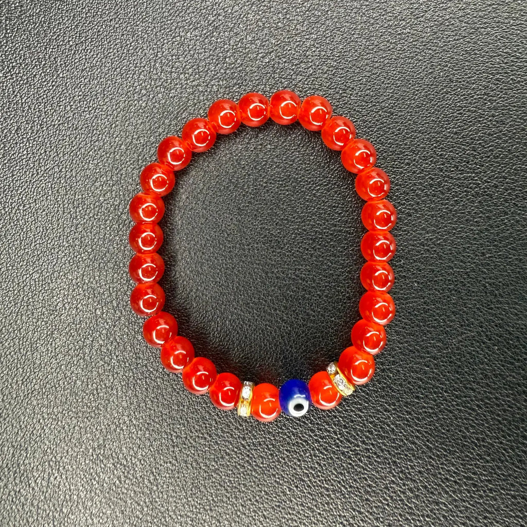 Kids Evil Eye Stretch Bracelets - Assorted Color Mix | Set of 10