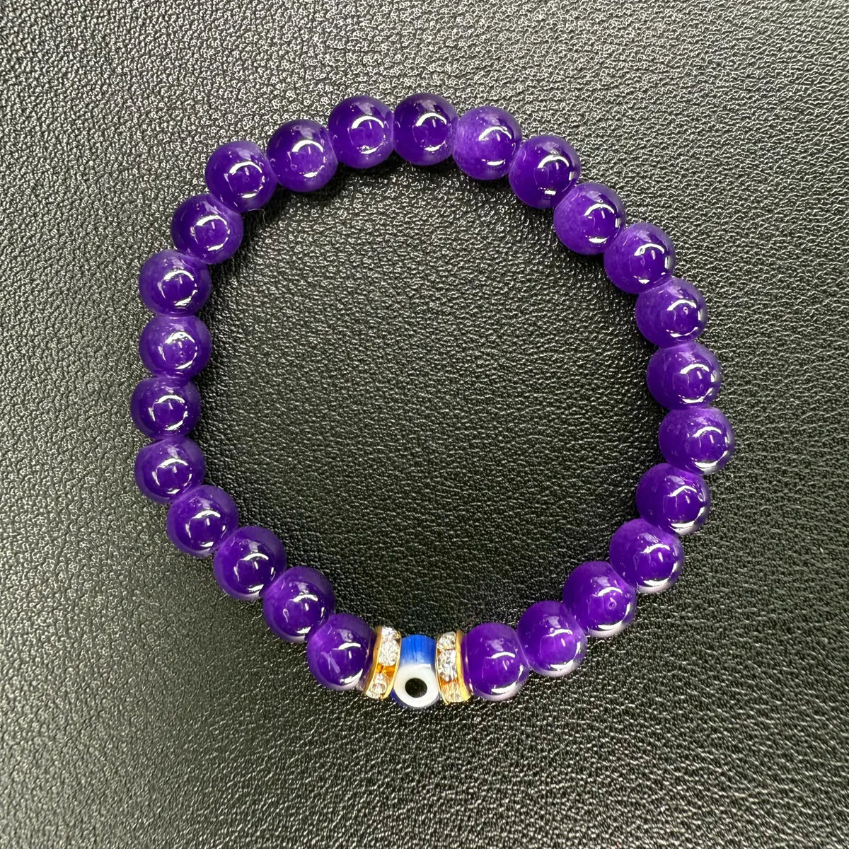 Kids Evil Eye Stretch Bracelets - Assorted Color Mix | Set of 10