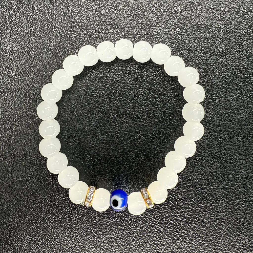 Kids Evil Eye Stretch Bracelets - Assorted Color Mix | Set of 10