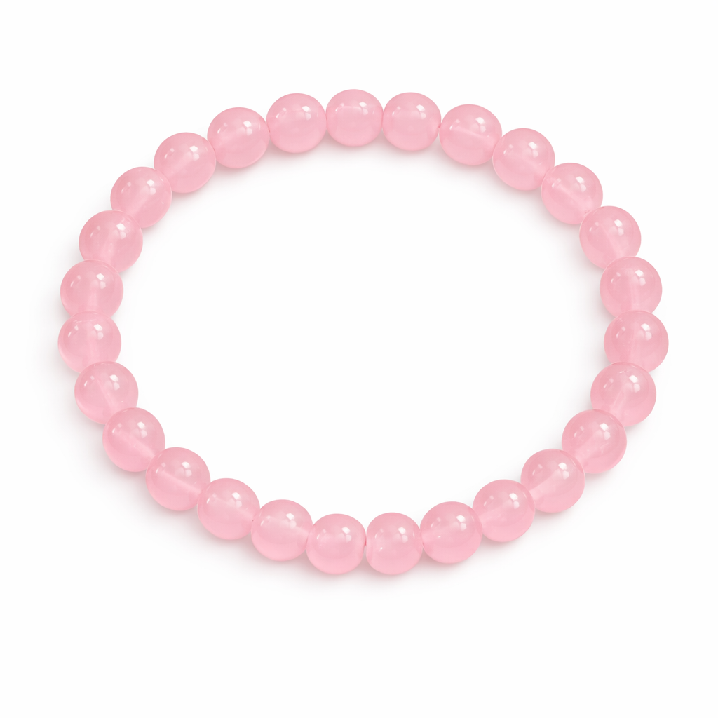 Handmade Stretch Beaded Bracelets – Pink & Marble Stone Assorted Colors
