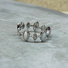 Load image into Gallery viewer, Oval Sparkling Stone Adjustable Ring, Timeless Elegance
