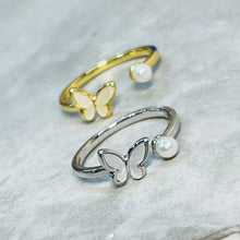 Load image into Gallery viewer, Butterfly Adjustable Ring, Minimal and Elegant Design

