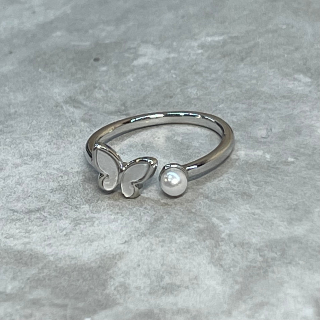 Butterfly Adjustable Ring, Minimal and Elegant Design