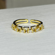 Load image into Gallery viewer, Sparkling Stone Adjustable Band Ring, Sleek and Elegant
