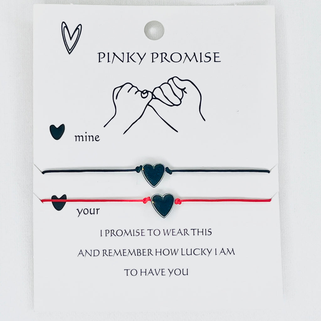 Pink Promise Friendship Card Bracelet: Everlasting Bond