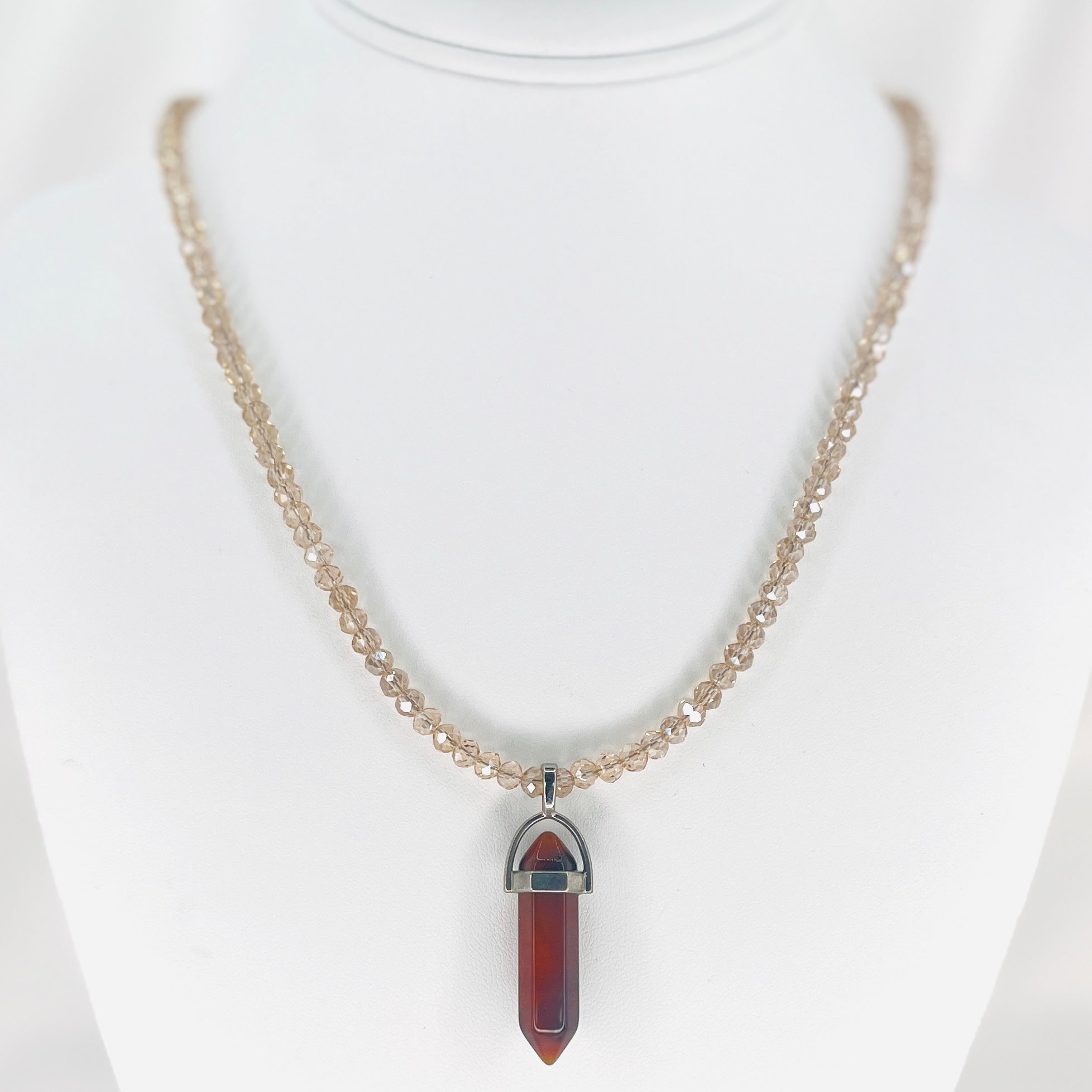 Agate Natural Stone Necklace – Timeless Beauty and Balance