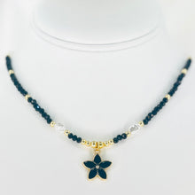 Load image into Gallery viewer, Flower Pendant Beaded Necklace – Floral Elegance, Nature

