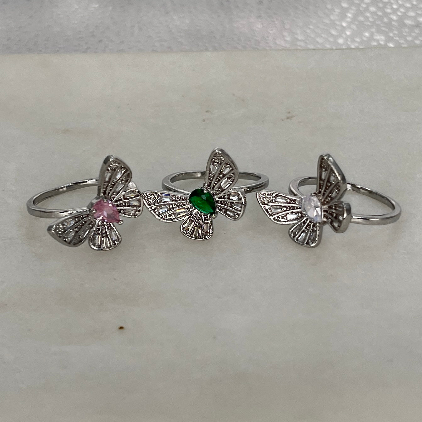 Butterfly 36 Piece Rings | Gold & Silver Stainless Steel