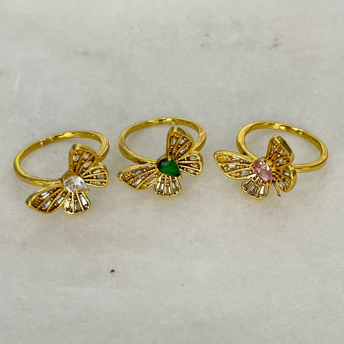 Butterfly 36 Piece Rings | Gold & Silver Stainless Steel