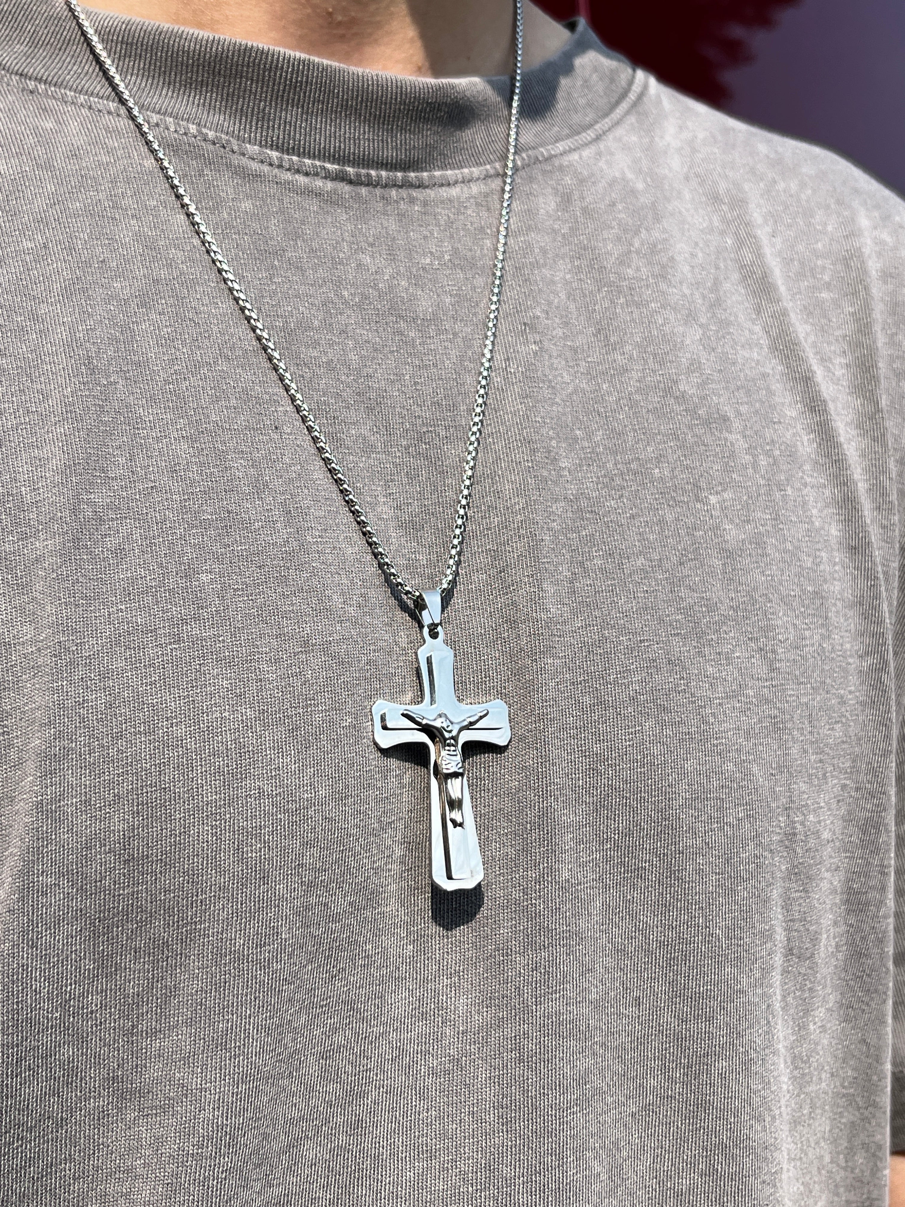 6-Pack Stainless Steel Pendants | Gothic & Religious Mix