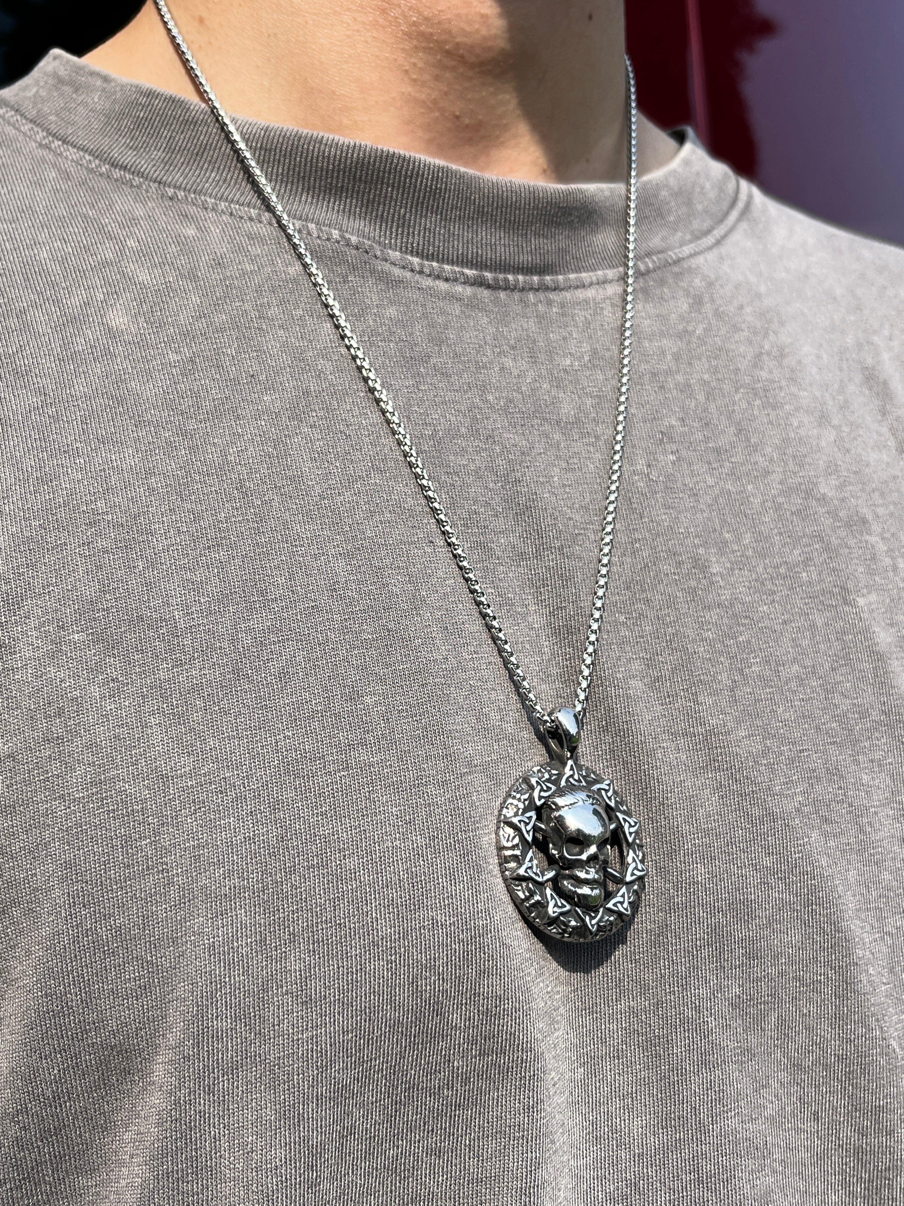 6-Pack Stainless Steel Pendants | Gothic & Religious Mix