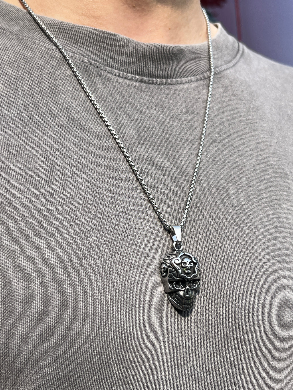 6-Pack Stainless Steel Pendants | Gothic & Religious Mix