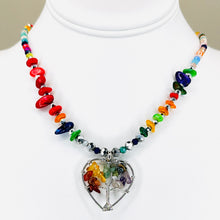 Load image into Gallery viewer, 7 Chakra Gemstone Necklace – Balance and Healing

