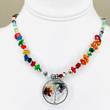 Load image into Gallery viewer, 7 Chakra Gemstone Necklace – Balance and Healing
