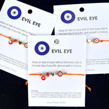 Load image into Gallery viewer, Card Bracelet | Evil Eye Bracelet Set | Gift for Her
