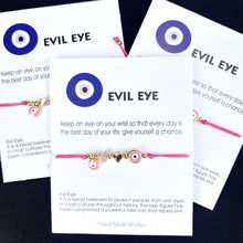 Load image into Gallery viewer, Card Bracelet | Evil Eye Bracelet Set | Gift for Her
