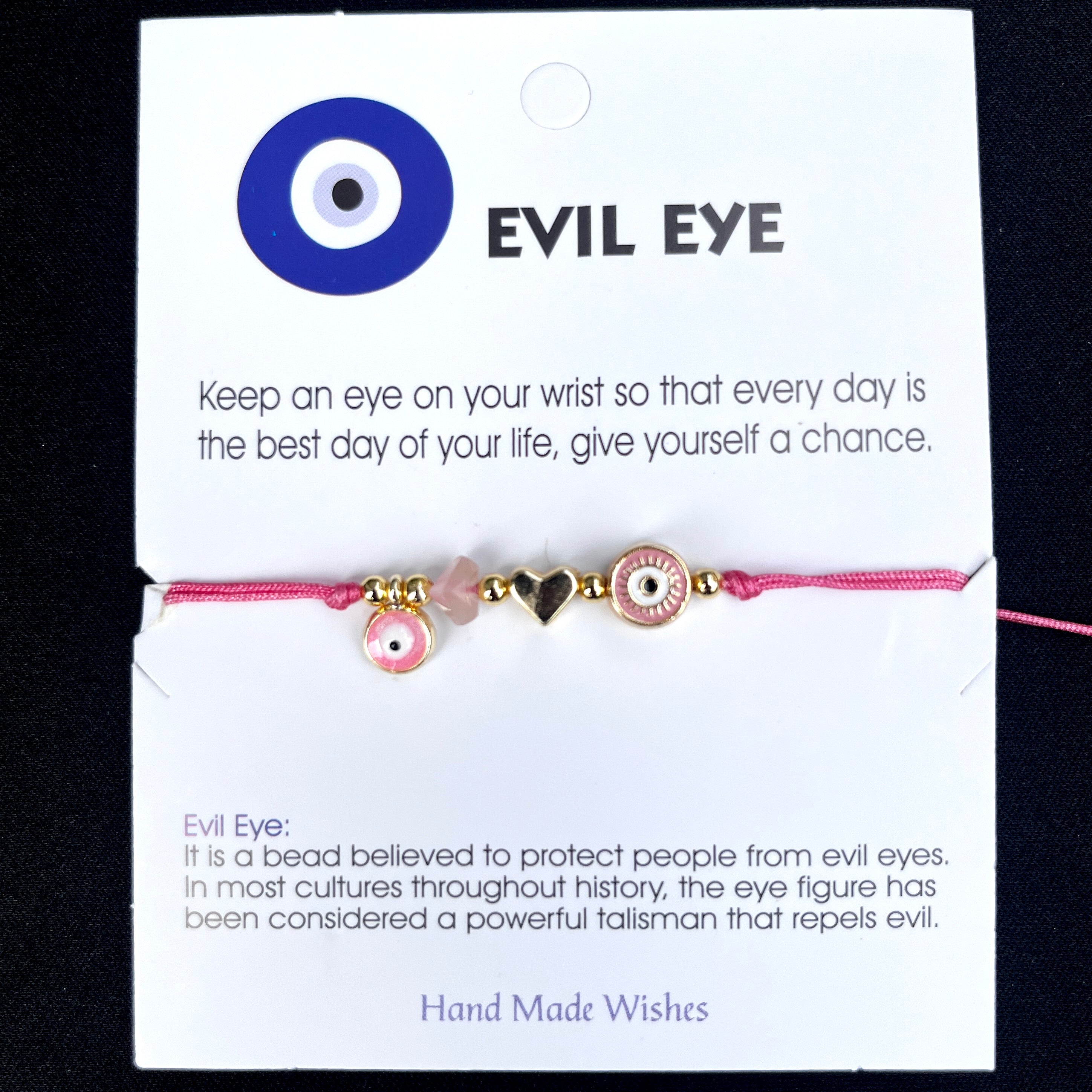 Card Bracelet | Evil Eye Bracelet Set | Gift for Her