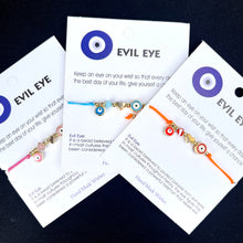 Load image into Gallery viewer, Card Bracelet | Evil Eye Bracelet Set | Gift for Her
