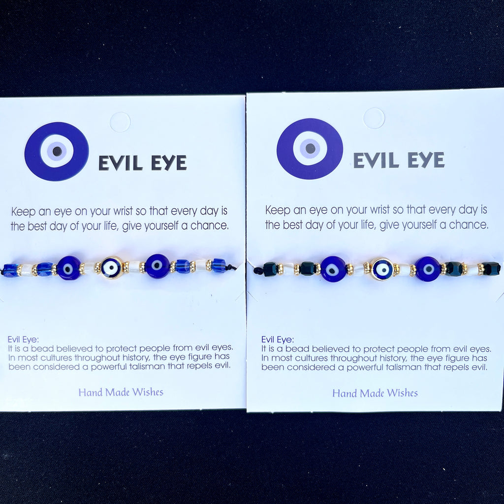 Card Bracelet | Evil Eye Bracelet Set | Protection