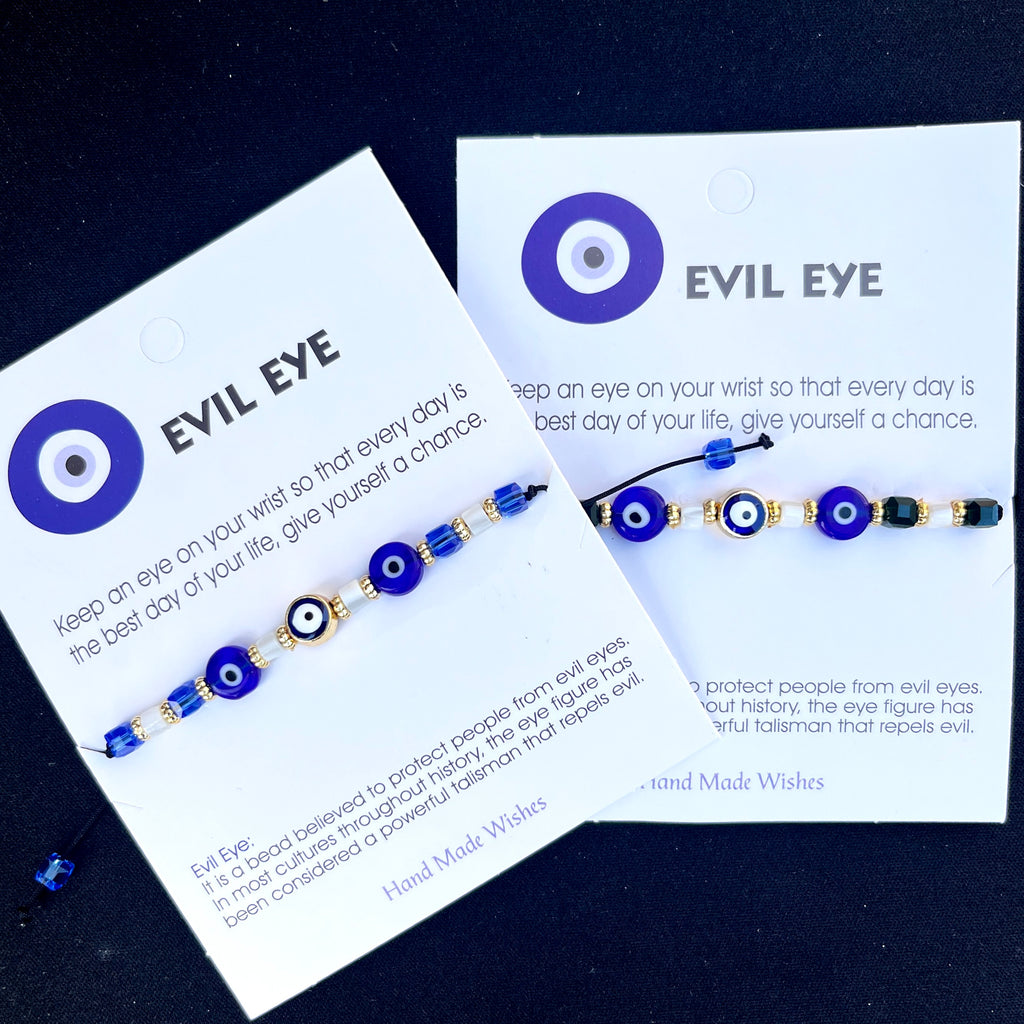 Card Bracelet | Evil Eye Bracelet Set | Protection