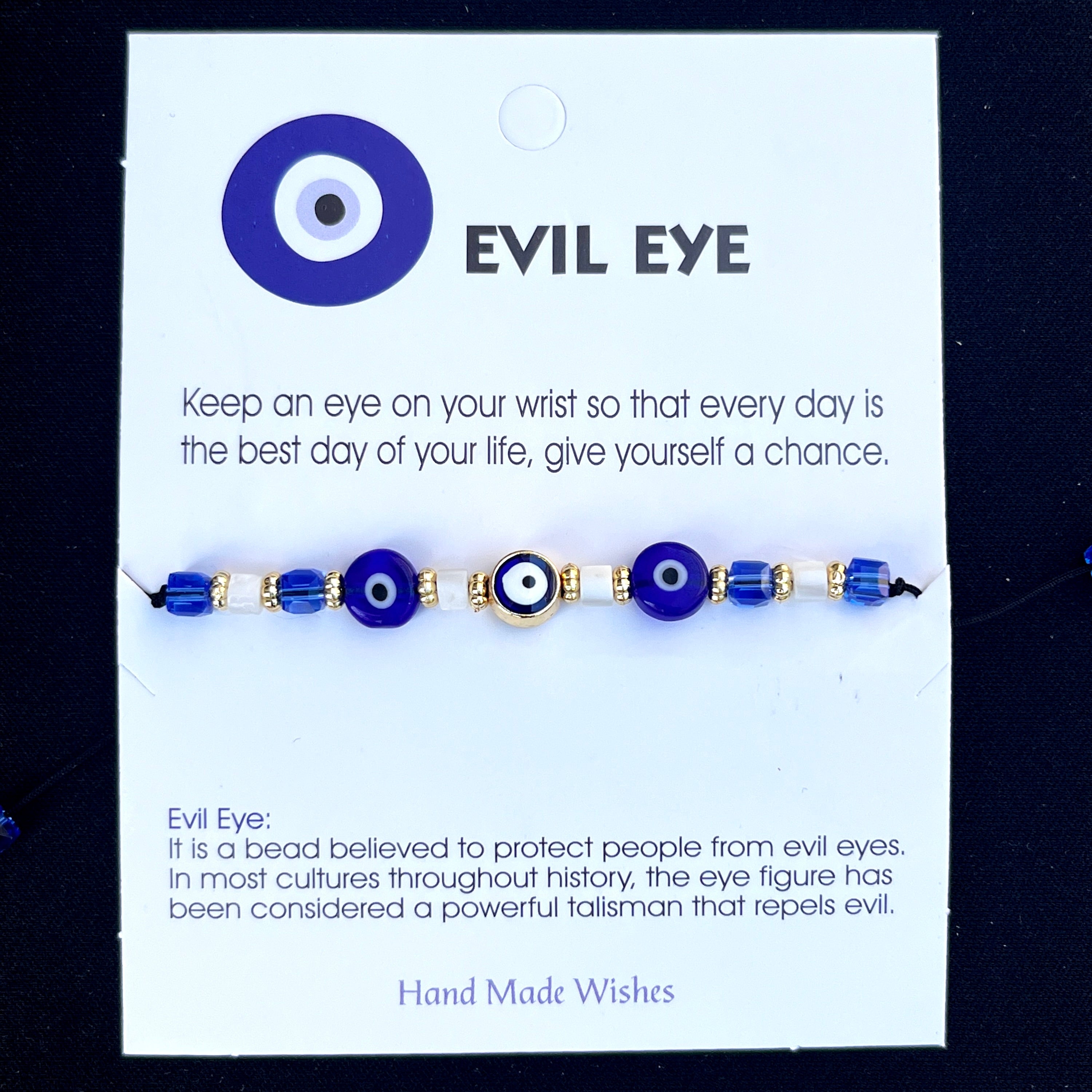 Card Bracelet | Evil Eye Bracelet Set | Protection