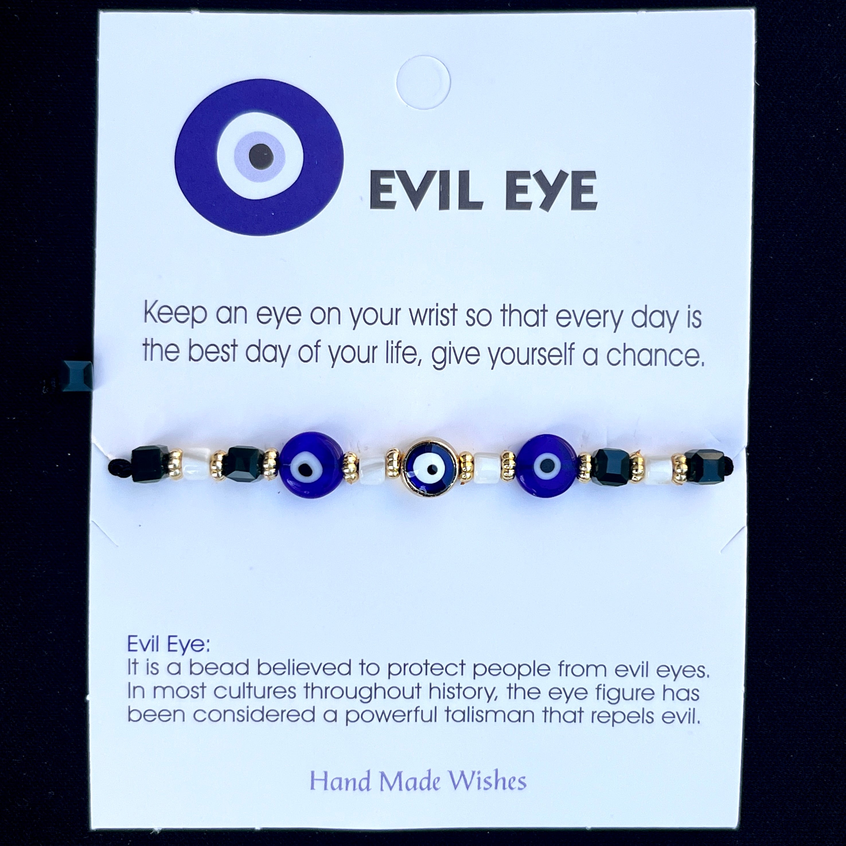 Card Bracelet | Evil Eye Bracelet Set | Protection