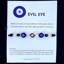 Load image into Gallery viewer, Card Bracelet | Evil Eye Bracelet Set | Protection
