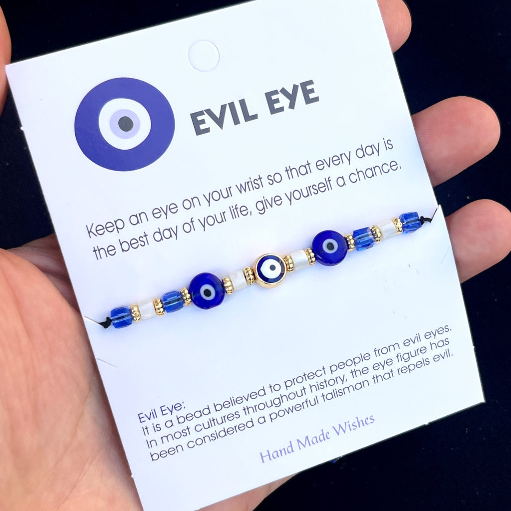 Card Bracelet | Evil Eye Bracelet Set | Protection