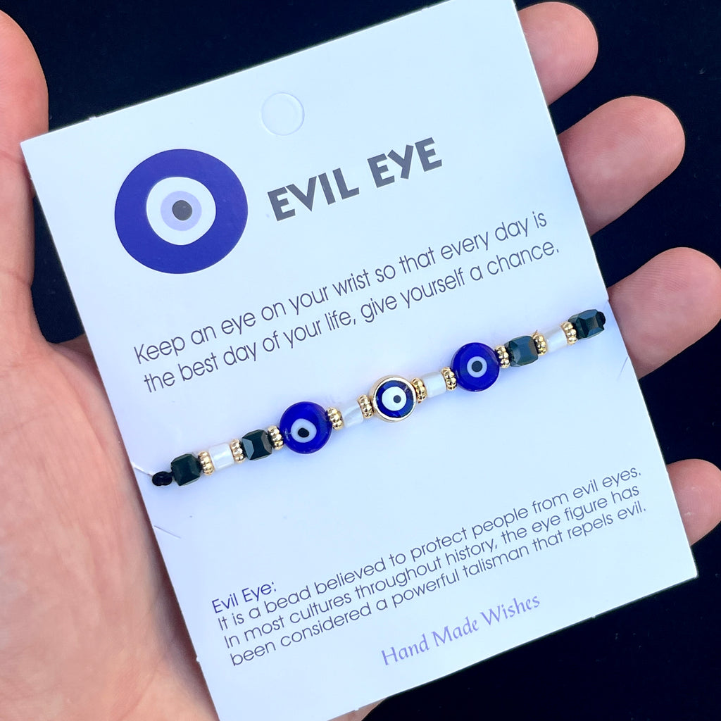 Card Bracelet | Evil Eye Bracelet Set | Protection