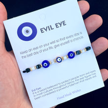 Load image into Gallery viewer, Card Bracelet | Evil Eye Bracelet Set | Protection
