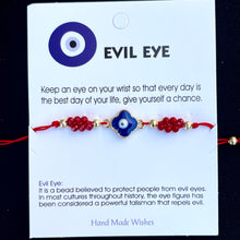 Load image into Gallery viewer, Card Bracelet | Evil Eye Bracelet Set | Gift for Her 
