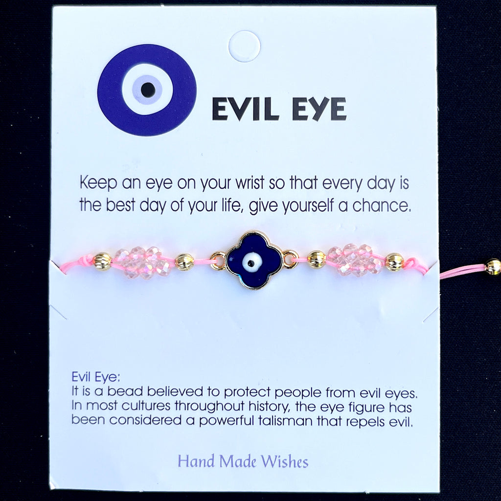 Card Bracelet | Evil Eye Bracelet Set | Gift for Her 