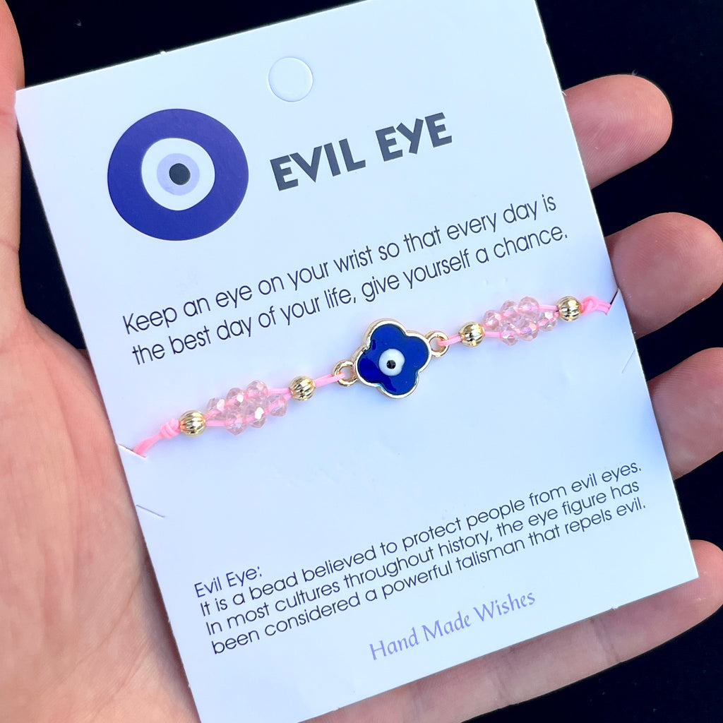 Card Bracelet | Evil Eye Bracelet Set | Gift for Her 