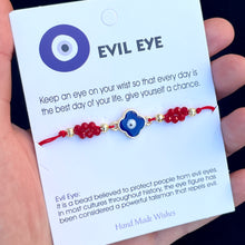 Load image into Gallery viewer, Card Bracelet | Evil Eye Bracelet Set | Gift for Her 
