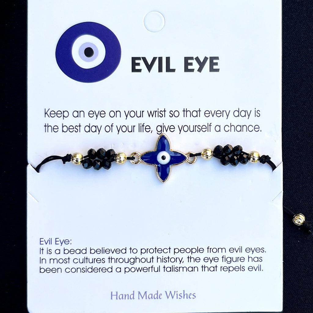 Card Bracelet | Evil Eye Bracelet | Protection for Her 