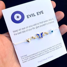 Load image into Gallery viewer, Card Bracelet | Evil Eye Butterfly Bracelet Set | Animal
