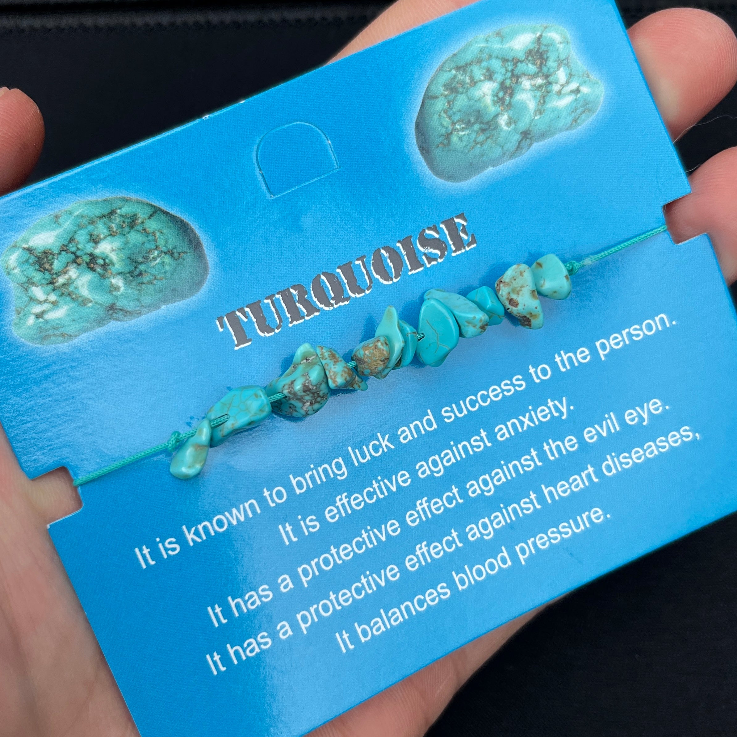 Card Bracelet | Natural Stone Jewelry | Gift-Ready Display