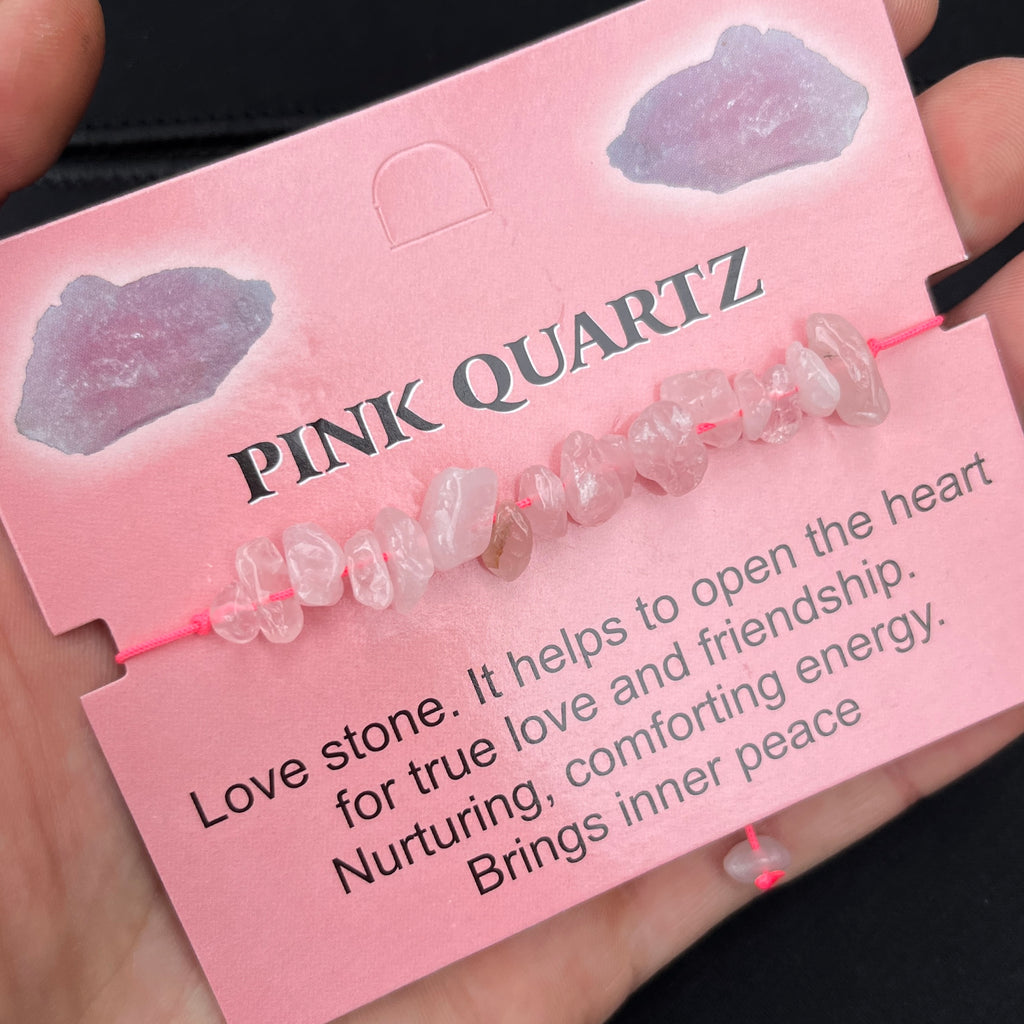 Card Bracelet | Natural Stone Jewelry | Gift-Ready Display