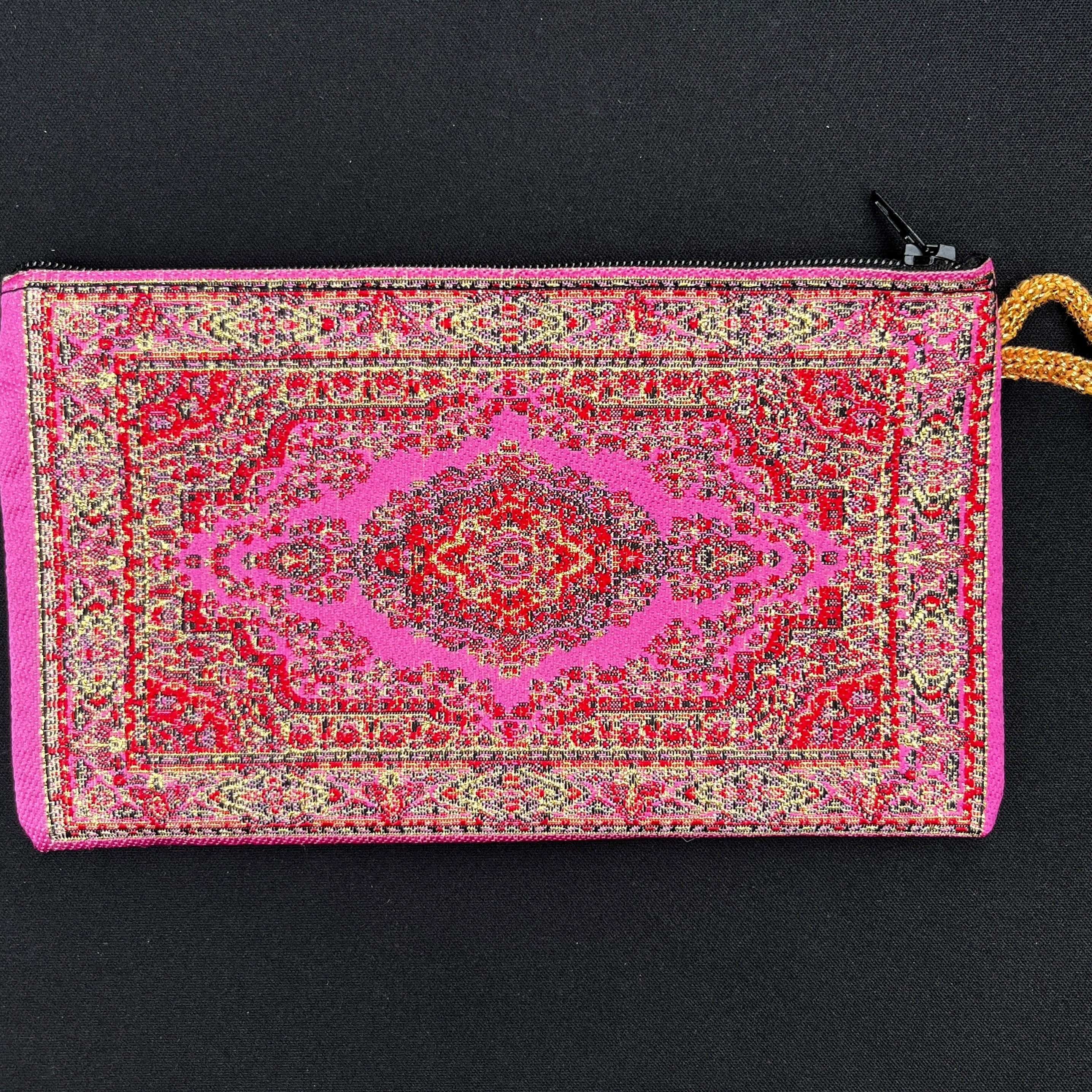 Mini Tapestry Pouch | Carpet Zipper Bag | Coin Purse