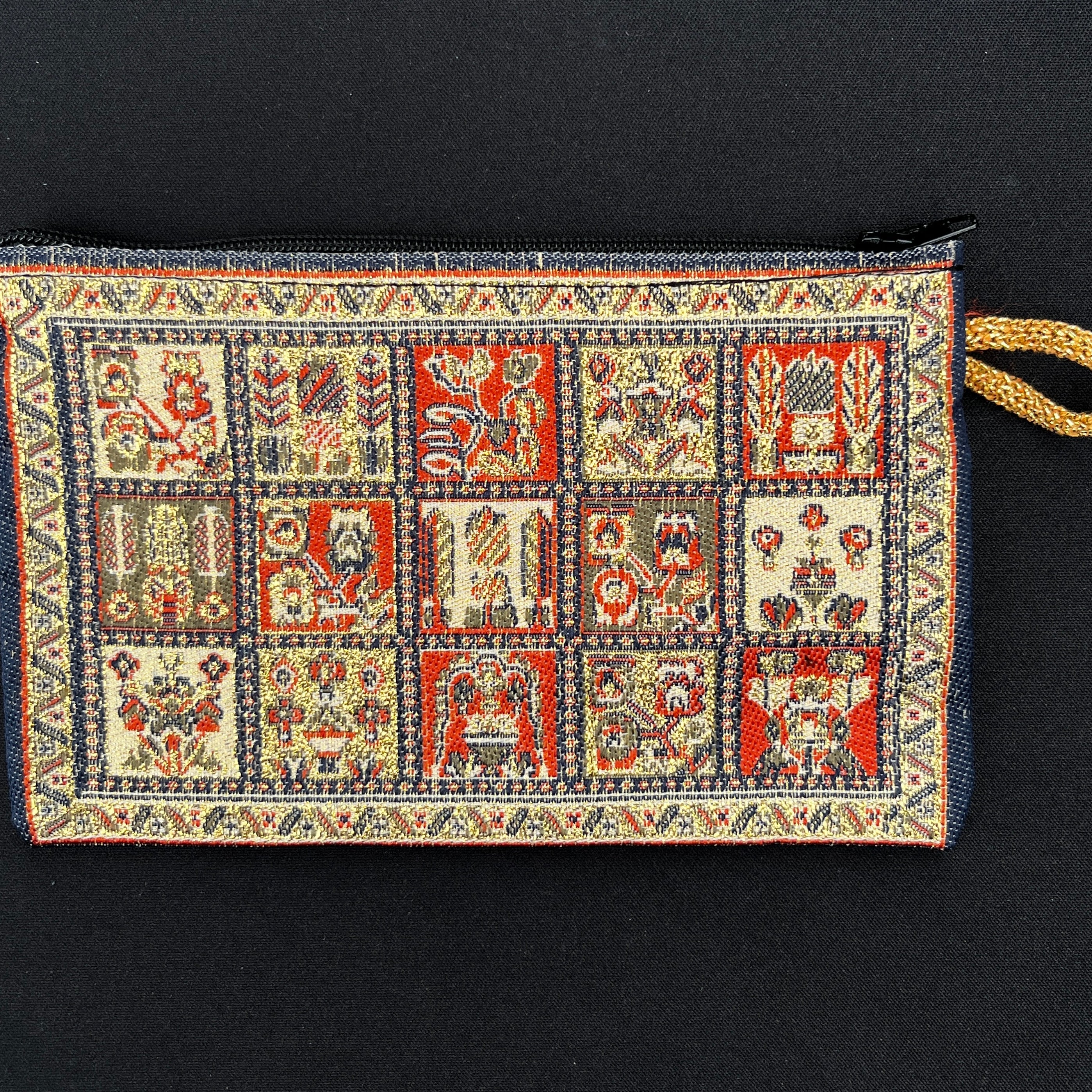 Mini Tapestry Pouch | Carpet Zipper Bag | Coin Purse