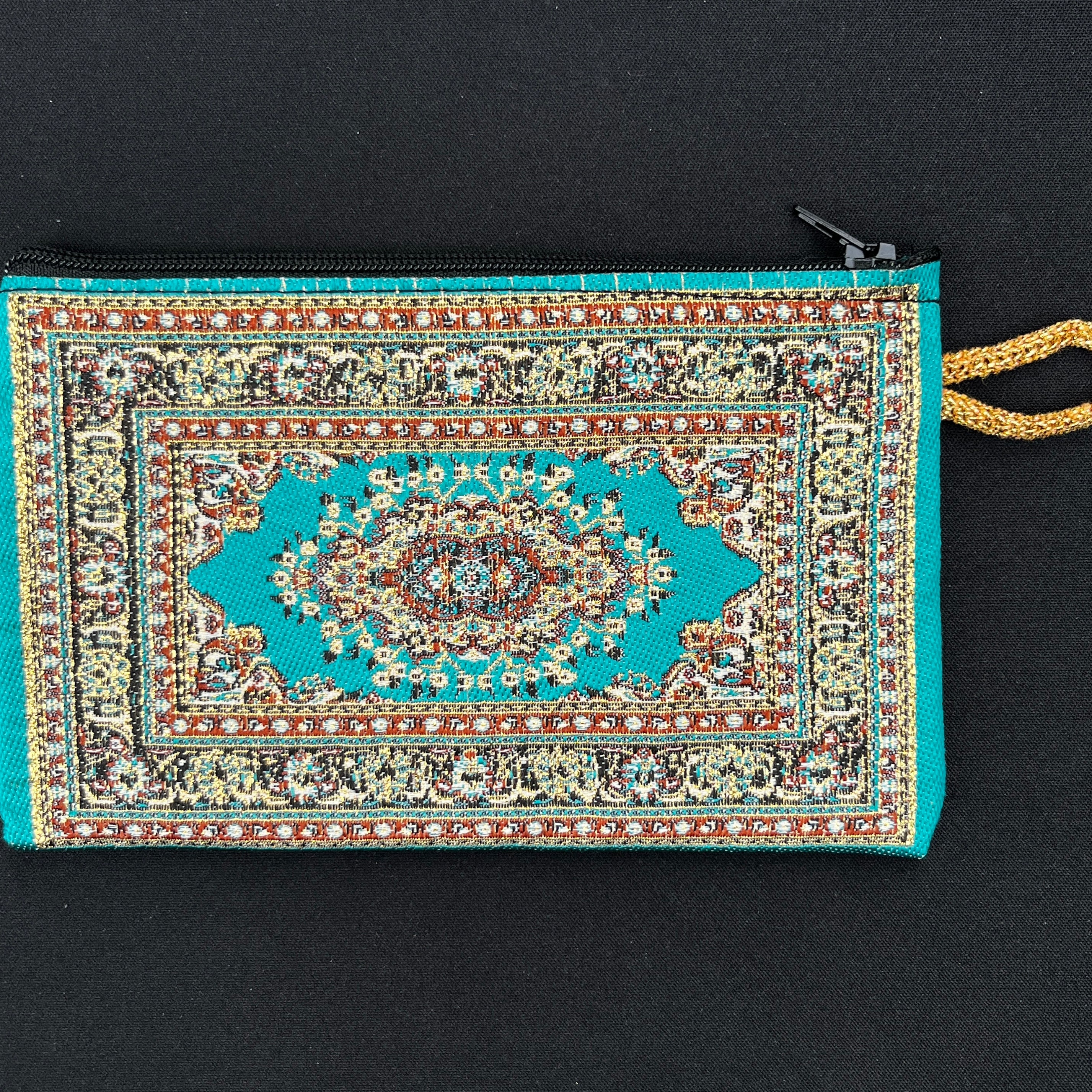 Mini Tapestry Pouch | Carpet Zipper Bag | Coin Purse