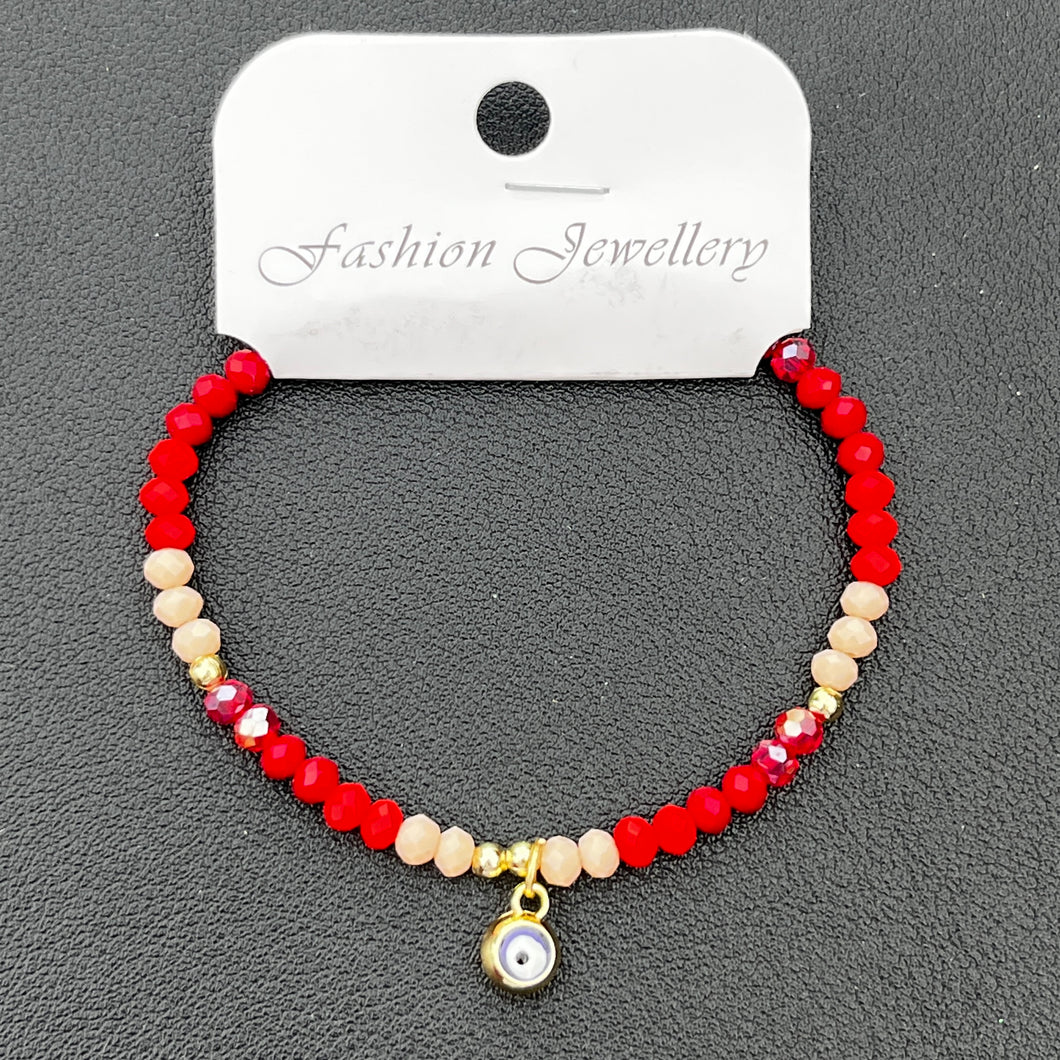 Crystal Bracelet | Evil Eye Charm Gift | 8 Color Options