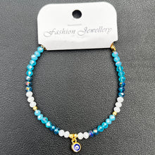 Load image into Gallery viewer, Crystal Bracelet | Evil Eye Charm Gift | 8 Color Options
