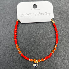 Load image into Gallery viewer, Crystal Bracelet | Evil Eye Charm Gift | 8 Color Options
