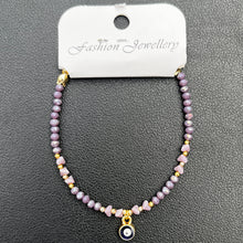 Load image into Gallery viewer, Crystal Bracelet | Evil Eye Charm Gift | 8 Color Options
